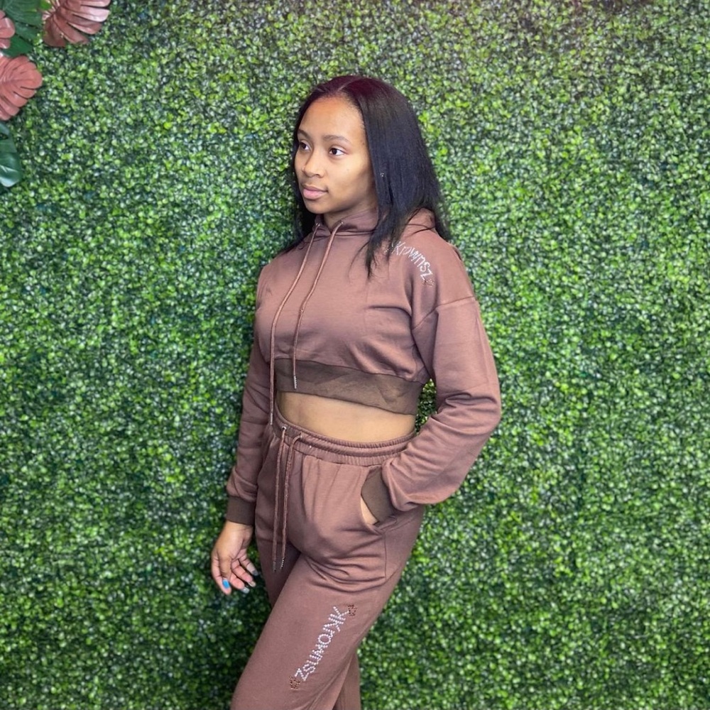 Brown Jump suit